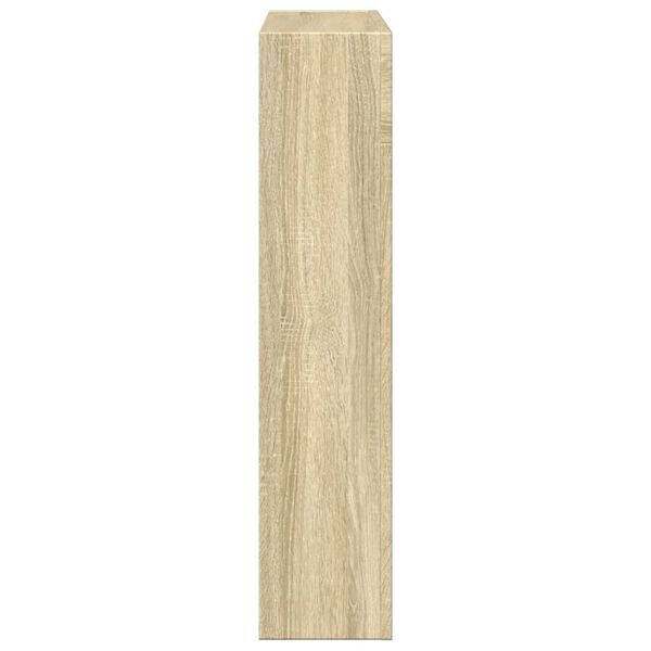 vidaXL Πλαίσιο Τζακιού Sonoma Δρυς 81x18x82 εκ. από Επεξ. Ξύλο