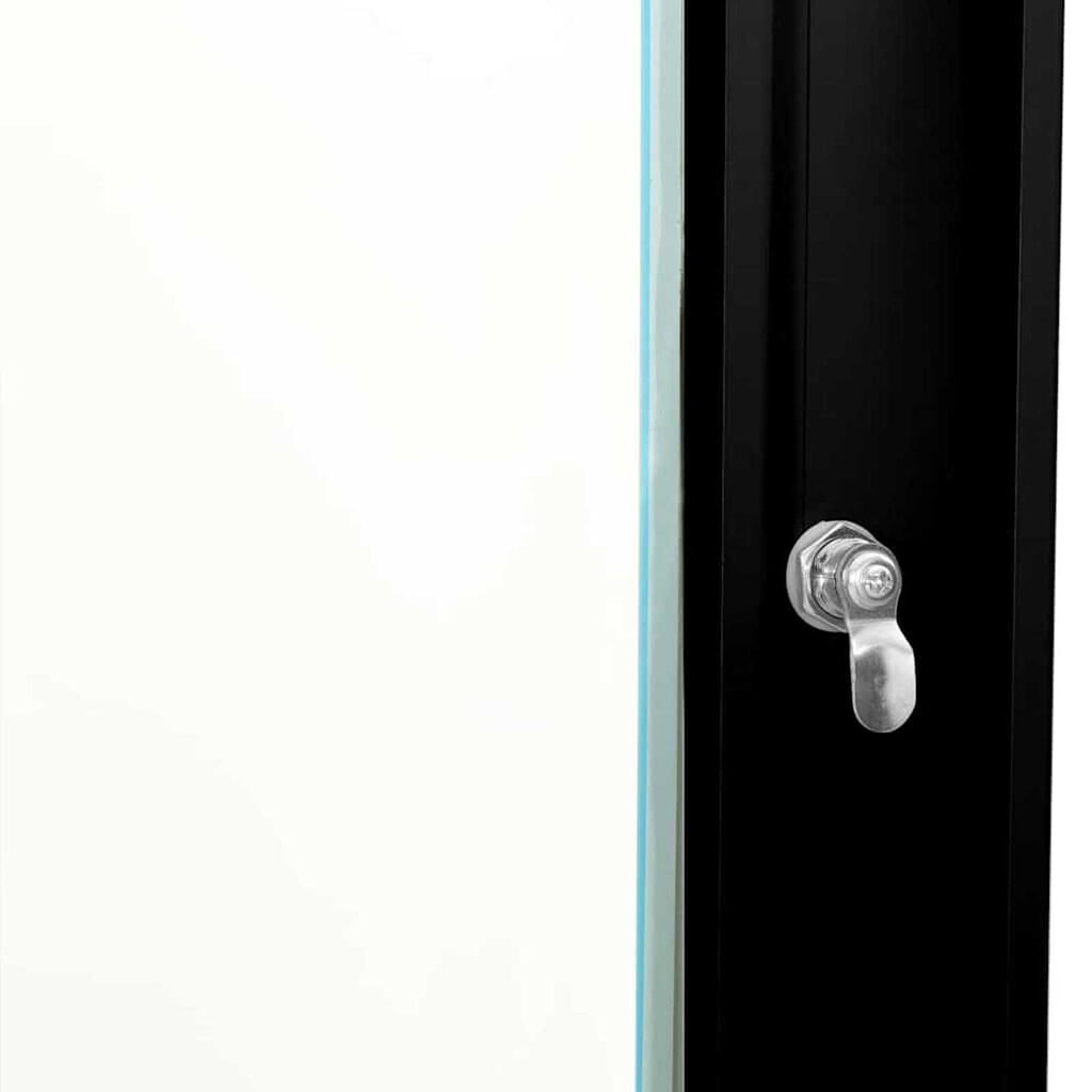 vidaXL Ντουλάπα δικτύου με αποθήκευση Μαύρο 53 x 45 x 21 εκ Ατσάλι