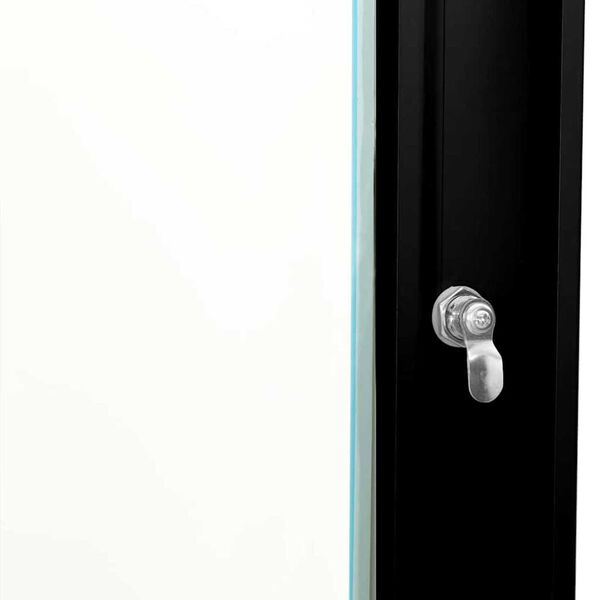 vidaXL Ντουλάπα δικτύου με αποθήκευση Μαύρο 53 x 45 x 21 εκ Ατσάλι