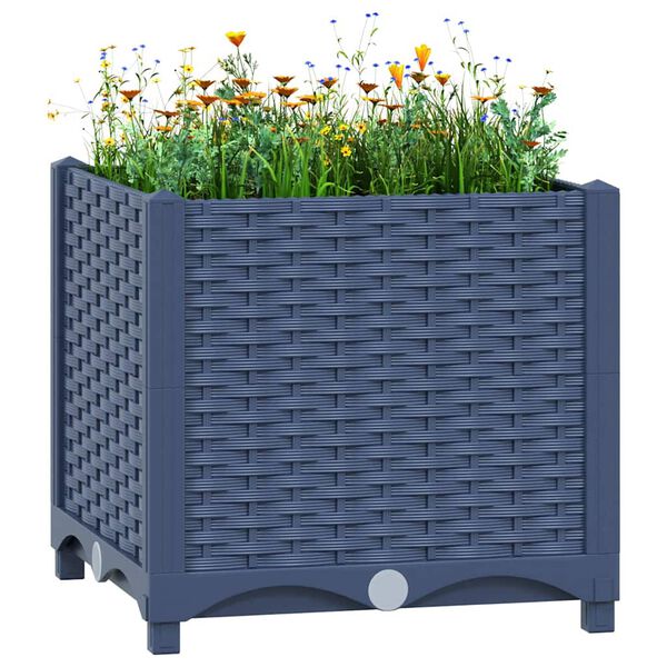 vidaXL Ζαρντινιέρα 40 x 40 x 38 εκ. από Πολυπροπυλένιο