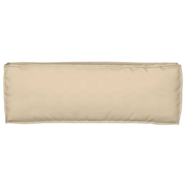 vidaXL Σετ Μαξιλαριών Πάγου 2 pcs Μπεζ 120 x 40 x 8 εκ Ύφασμα Oxford