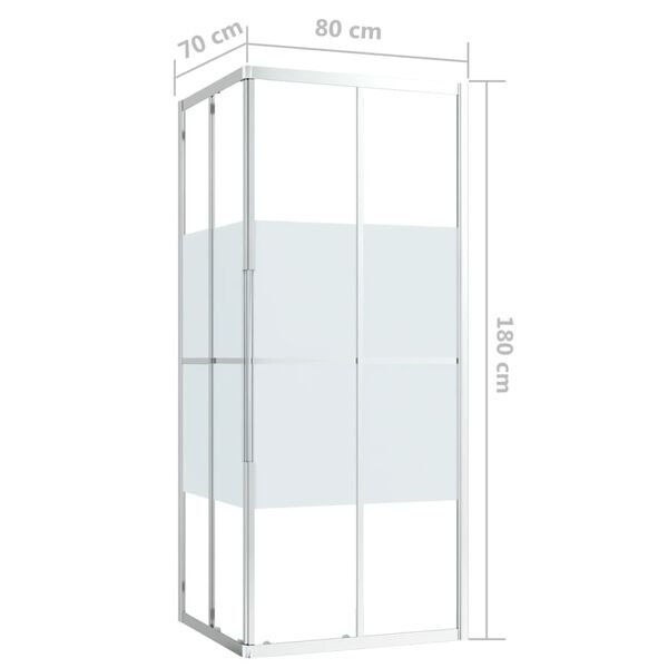 vidaXL Καμπίνα Ντουζιέρας 80 x 70 x 180 εκ. από ESG