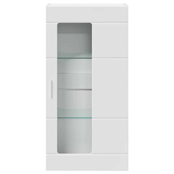 vidaXL Ντουλάπα τοίχου Λευκό 55 x 29 x 100 εκ Επεξεργασμένο ξύλο