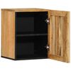 vidaXL Ντουλάπι Μπάνιου Επιτοίχιο 38x33x48 εκ. Μασίφ Ακατ. Ξύλο Μάνγκο