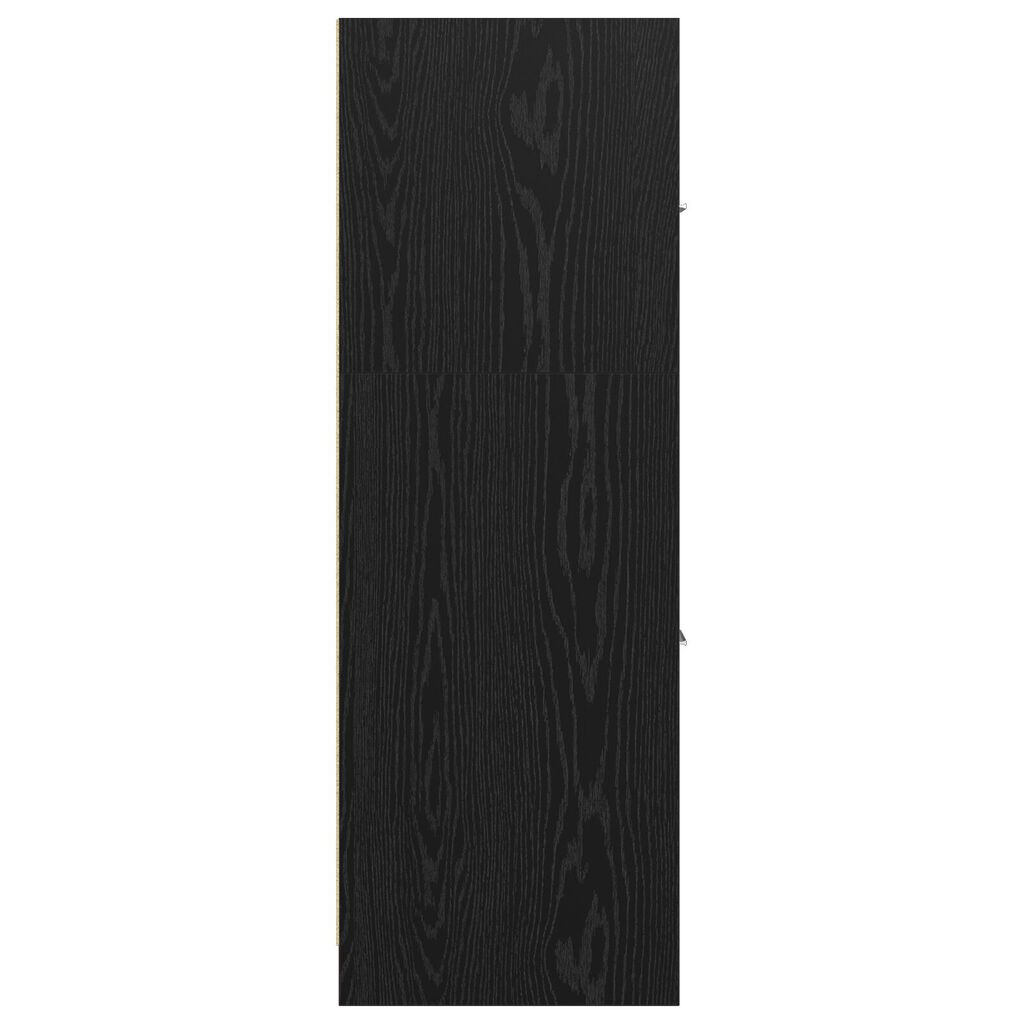 vidaXL Ντουλάπι Αποθηκών Μαύρης Βελανιδιάς 30x41x118 εκ. Επεξεργασμένο Ξύλο