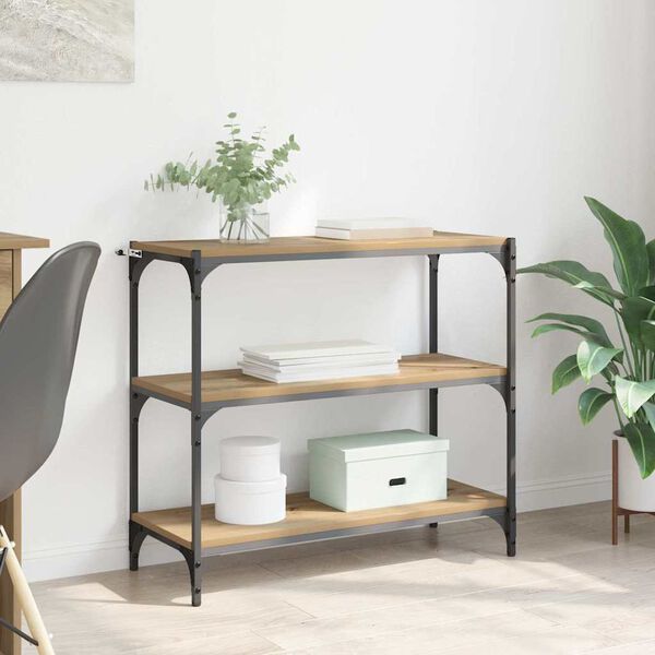 vidaXL &Beta;&iota;&beta;&lambda;&iota;&omicron;&theta;ή&kappa;&eta; Artisan Oak 80 x 33 x 70,5 &epsilon;&kappa;.