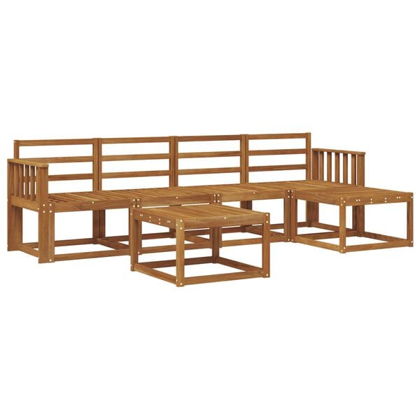 vidaXL &Sigma;&epsilon;&iota;&rho;ά &Kappa;&alpha;&nu;&alpha;&pi;έ &Epsilon;&xi;&omega;&tau;&epsilon;&rho;&iota;&kappa;&omicron;ύ 6 pcs &Phi;&upsilon;&sigma;&iota;&kappa;ό &Sigma;&tau;&epsilon;&rho;&epsilon;ό &Xi;ύ&lambda;&omicron; &Alpha;&kappa;&alpha;&kappa;ί&alpha;&sigmaf;