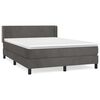 vidaXL &Kappa;&rho;&epsilon;&beta;ά&tau;&iota; Boxspring &mu;&epsilon; &Sigma;&tau;&rho;ώ&mu;&alpha; &Sigma;&kappa;&omicron;ύ&rho;&omicron; &Gamma;&kappa;&rho;&iota; 140x190 &epsilon;&kappa;. &Beta;&epsilon;&lambda;&omicron;ύ&delta;&iota;&nu;&omicron;
