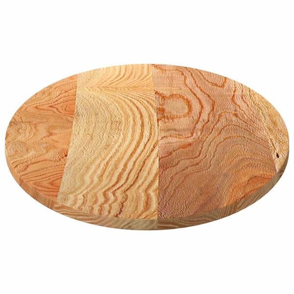 vidaXL Επιτραπέζια επιφάνεια Ανοιχτό Καφέ 120x60x2 εκ. Ξύλο Δρυός Οβάλ