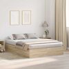 vidaXL Σκελετός Κρεβατιού Sonoma Δρυς 200 x 160 x 31.5 εκ.