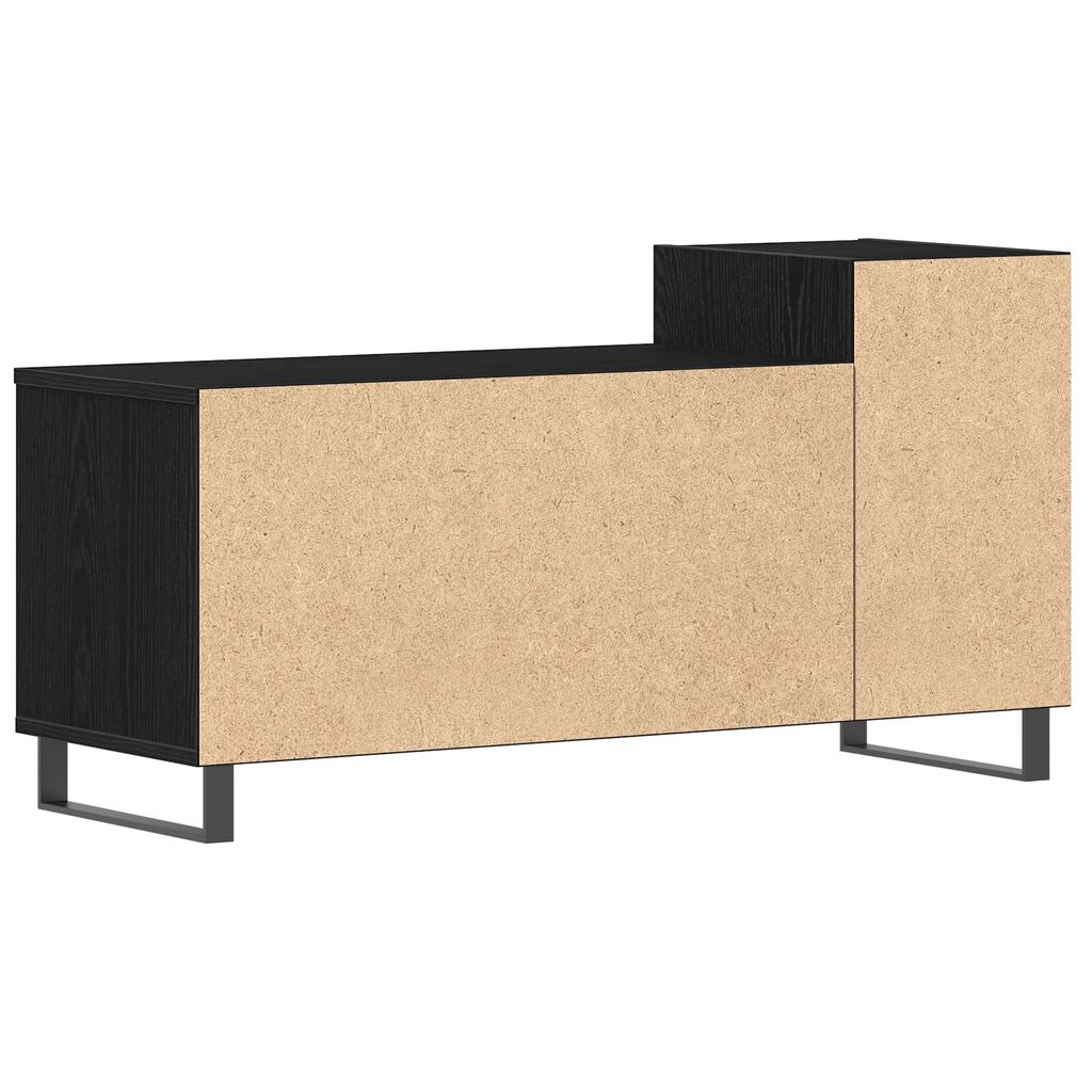vidaXL Κάσκα Τηλεόρασης Μαύρο Δρυς 100x35x55 εκ. Επεξεργασμένο Ξύλο