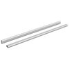 vidaXL &Rho;ά&beta;&delta;&omicron;&sigmaf; &Nu;&tau;&omicron;&upsilon;&lambda;ά&pi;&alpha;&sigmaf; 2 pcs &Alpha;&sigma;&eta;&mu;ί 664 x 15 x 29 mm &Alpha;&lambda;&omicron;&upsilon;&mu;&iota;&nu;έ&nu;&iota;&omicron; &Kappa;&rho;ά&mu;&alpha;