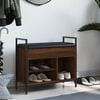 vidaXL Παπουτσοθήκη Καφέ Δρυς 65,5x32x57,5 εκ. από Επεξεργασμένο Ξύλο