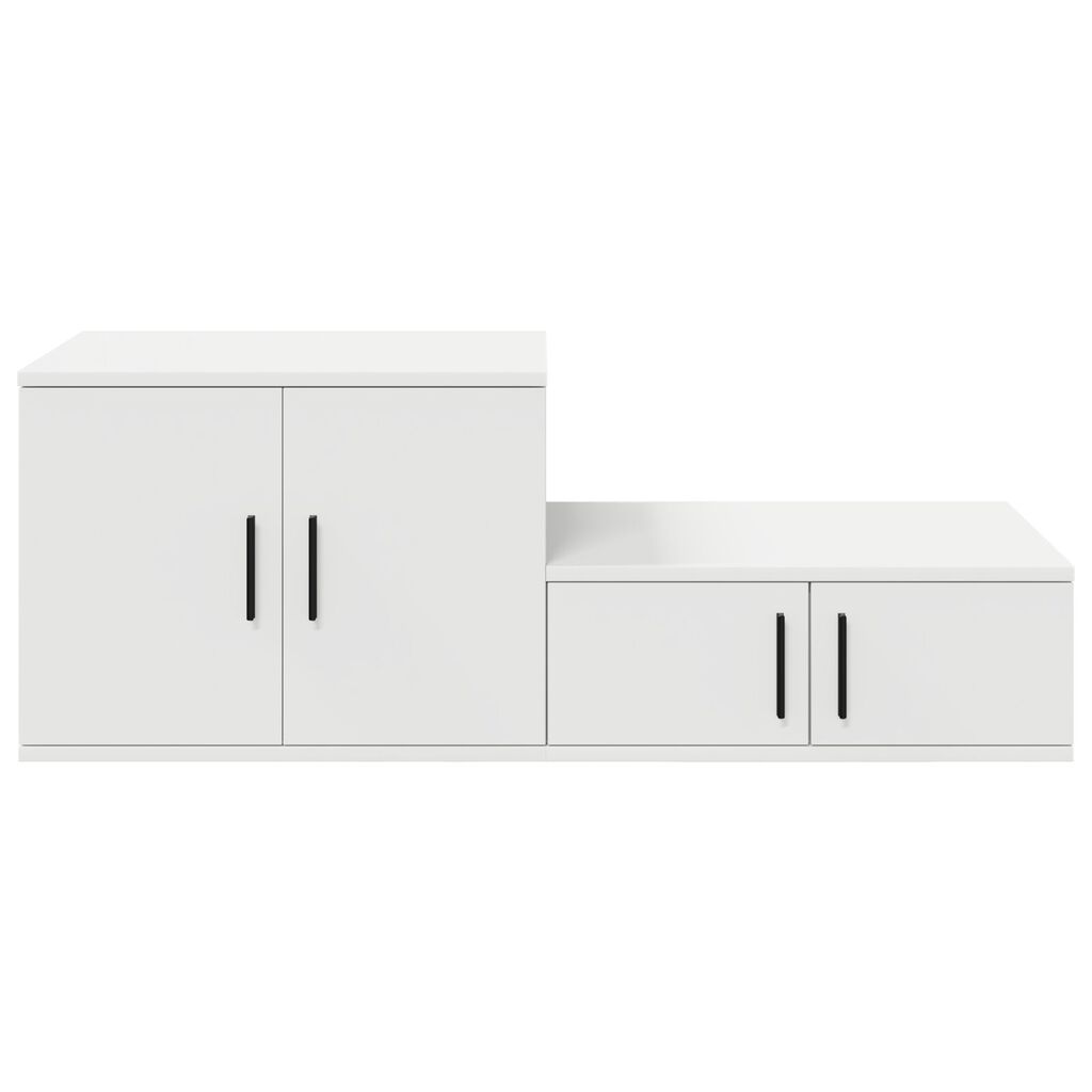 vidaXL Ντουλάπι αποθήκευσης Λευκό 103 x 41 x 40 εκ Επεξεργασμένο ξύλο