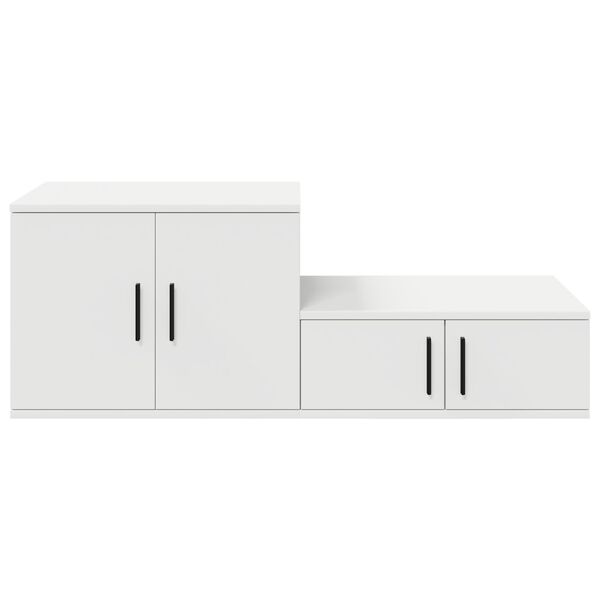 vidaXL Ντουλάπι αποθήκευσης Λευκό 103 x 41 x 40 εκ Επεξεργασμένο ξύλο
