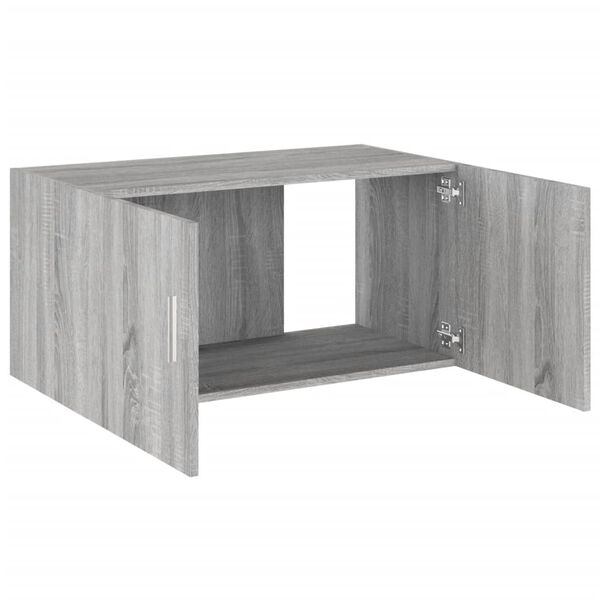 vidaXL Ντουλάπι Τοίχου Γκρι Sonoma 80 x 39 x 40 εκ. από Επεξεργ. Ξύλο