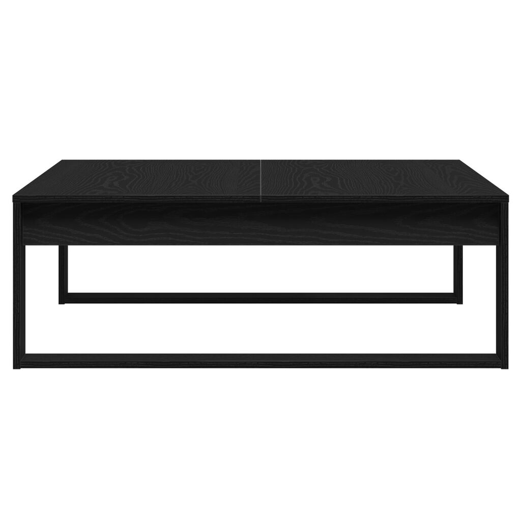 vidaXL Τραπεζάκι σαλονιού Μαύρο Δρυς 100x100x35 εκ Επεξεργασμένο ξύλο