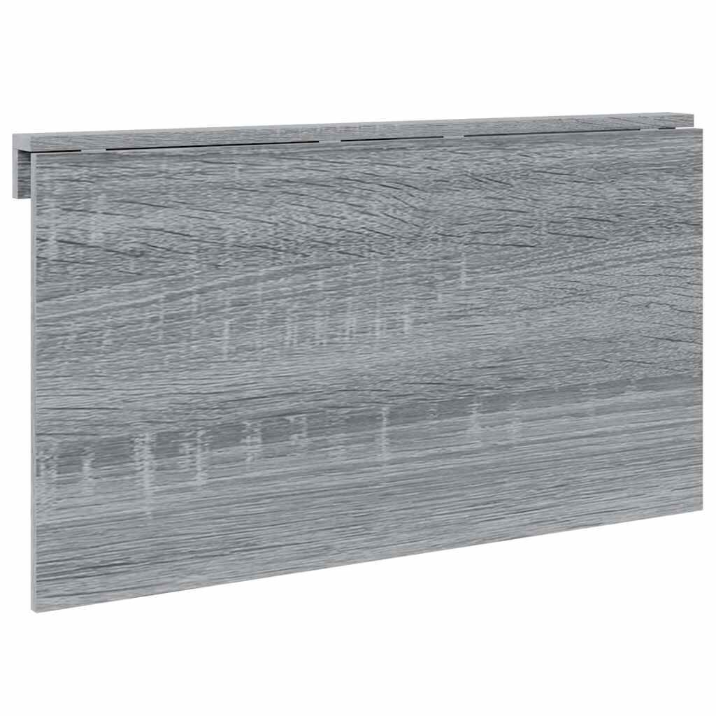 vidaXL Τραπέζι Τοίχου Πτυσσόμενο Γκρι Sonoma 10x60x56 εκ. Επεξ. Ξύλο