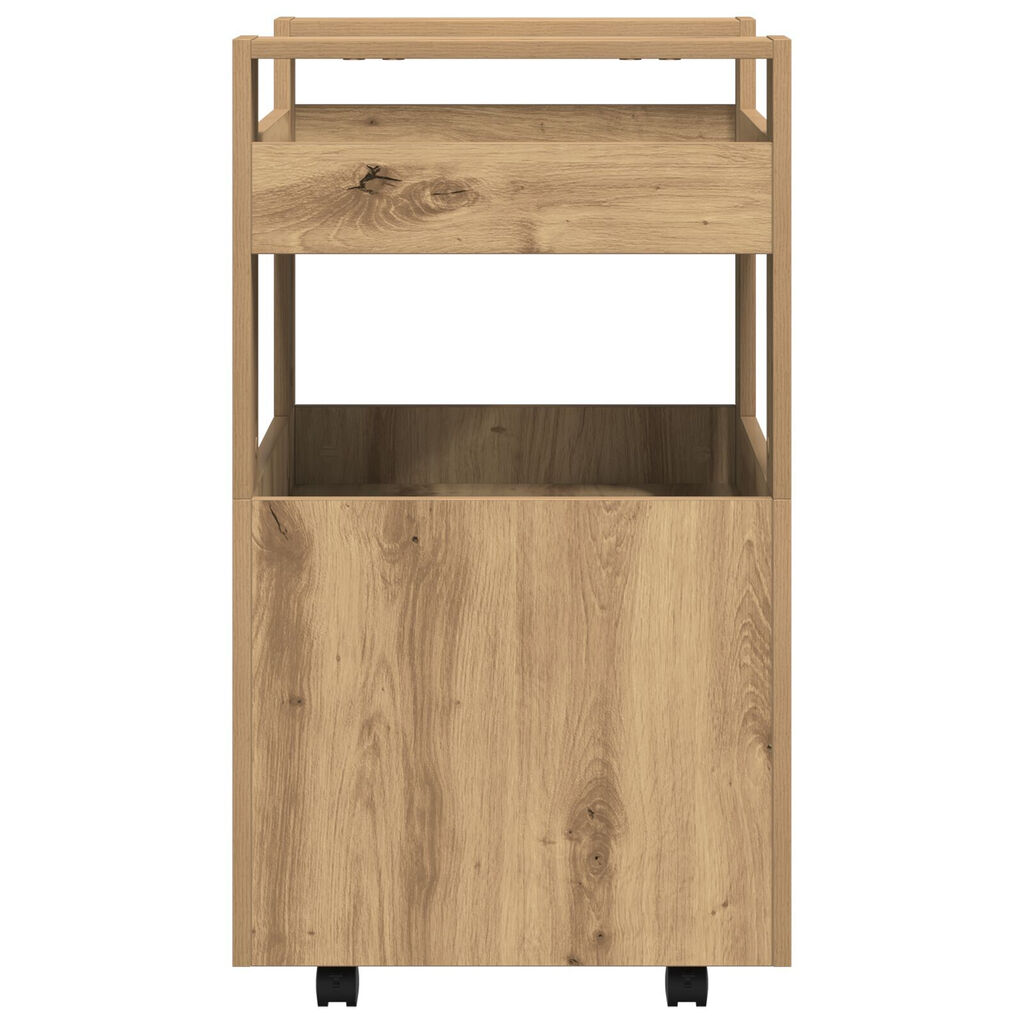 vidaXL Τροχήλατη Κουζίνα Artisan Oak 60x45x80 εκ Επεξεργασμένο Ξύλο