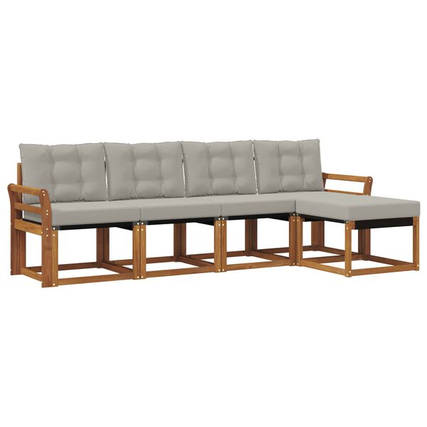 vidaXL &Sigma;&epsilon;&iota;&rho;ά &Kappa;&alpha;&nu;&alpha;&pi;έ &Epsilon;&xi;&omega;&tau;&epsilon;&rho;&iota;&kappa;&omicron;ύ 5 pcs &Phi;&upsilon;&sigma;&iota;&kappa;ό &kappa;&alpha;&iota; &Alpha;&nu;&omicron;&iota;&chi;&tau;ό &Gamma;&kappa;&rho;&iota;