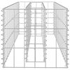 vidaXL Συρματοκιβώτιο-Γλάστρα Υπερυψωμένη 90x30x30 εκ. Γαλβ. Χάλυβας