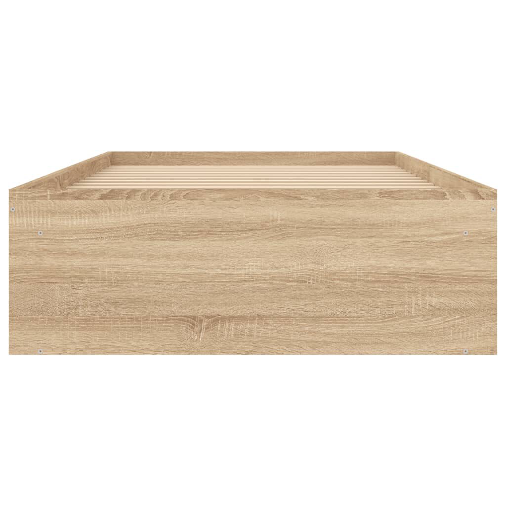 vidaXL Πλαίσιο Κρεβατιού Sonoma Δρυς 100x200 εκ.