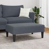vidaXL Υποπόδιο Σκούρο Γκρι 77x55x31 εκ. Βελούδινο