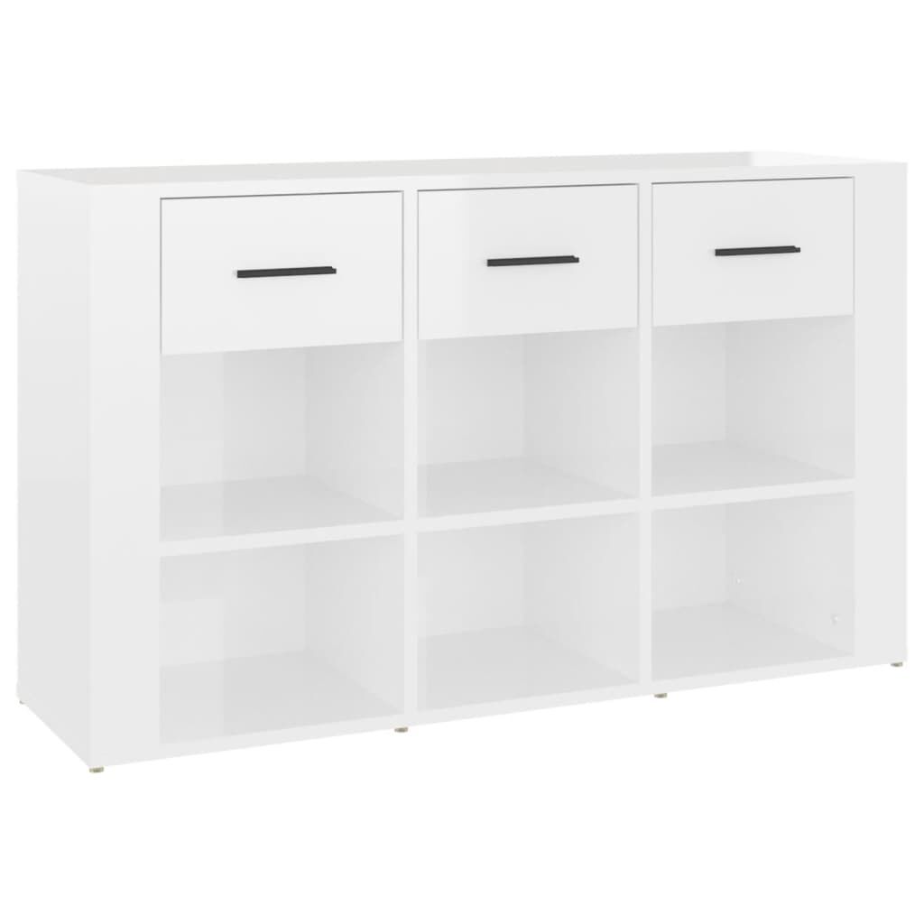 vidaXL Ντουλάπι Γυαλιστερό Λευκό 100x30x59,5 εκ. Επεξεργασμένο Ξύλο