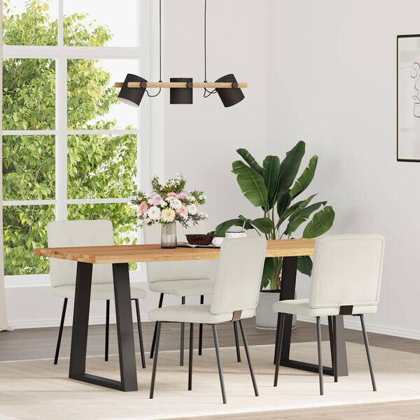 vidaXL &Kappa;&alpha;&rho;έ&kappa;&lambda;&epsilon;&sigmaf; &Tau;&rho;&alpha;&pi;&epsilon;&zeta;&alpha;&rho;ί&alpha;&sigmaf; 4 &tau;&epsilon;&mu;. &Kappa;&rho;&epsilon;&mu; &Beta;&epsilon;&lambda;&omicron;ύ&delta;&iota;&nu;&epsilon;&sigmaf;