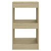vidaXL Βιβλιοθήκη/Διαχωριστικό Χώρου Sonoma Δρυς 40 x 30 x 72 εκ.