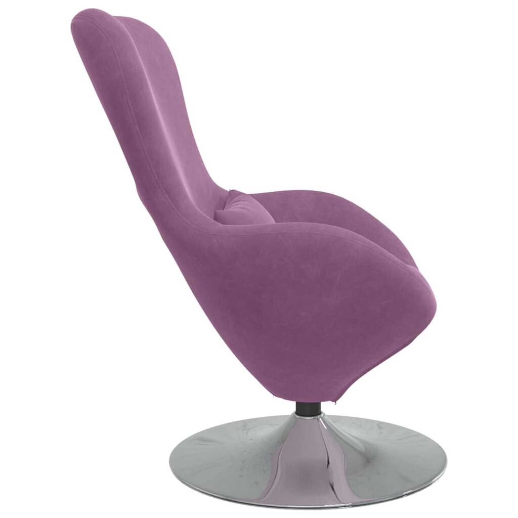 vidaXL Κάθισμα-αυγό Μοβ 63 x 73 x 90 εκ Βελούδο