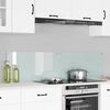 vidaXL Πίσω Πάνελ Κουζίνας Λευκό 80 x 40 cm σκληρυμένο γυαλί