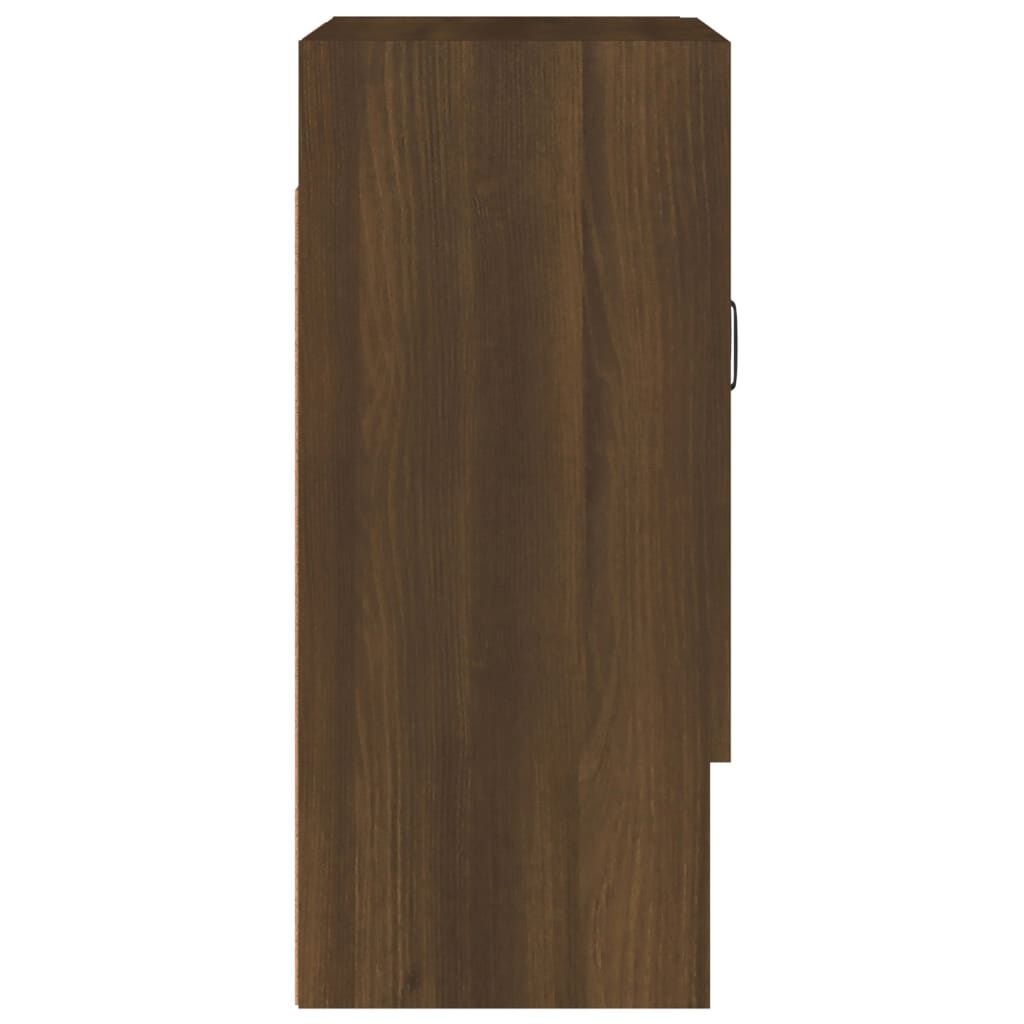 vidaXL Ντουλάπι Τοίχου Καφέ Δρυς 60x31x70 εκ. Επεξεργασμένο Ξύλο