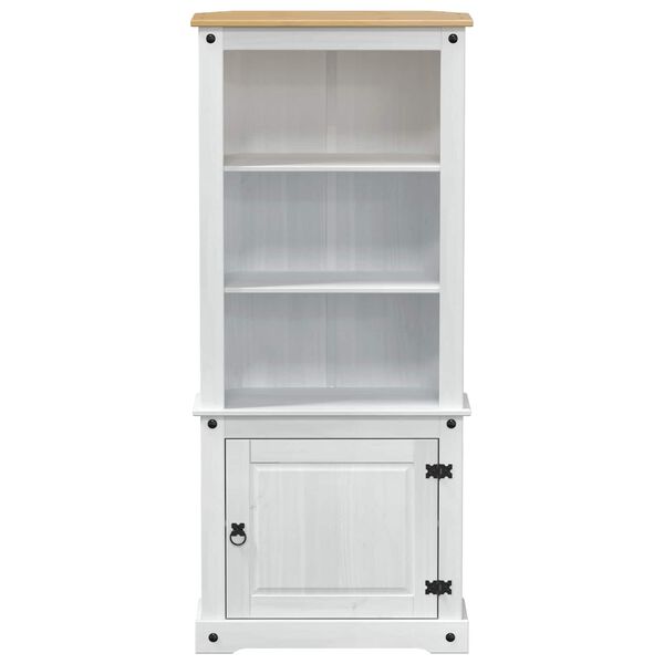 vidaXL Highboard &Lambda;&epsilon;&upsilon;&kappa;ό 74 x 38 x 170 &epsilon;&kappa;. &Sigma;&tau;&epsilon;&rho;&epsilon;ά &xi;&upsilon;&lambda;&epsilon;ί&alpha; &pi;&epsilon;ύ&kappa;&omicron;&upsilon;