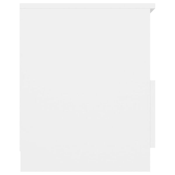vidaXL Κομοδίνα 2 τεμ. Λευκά 40 x 40 x 50 εκ. από Επεξ. Ξύλο