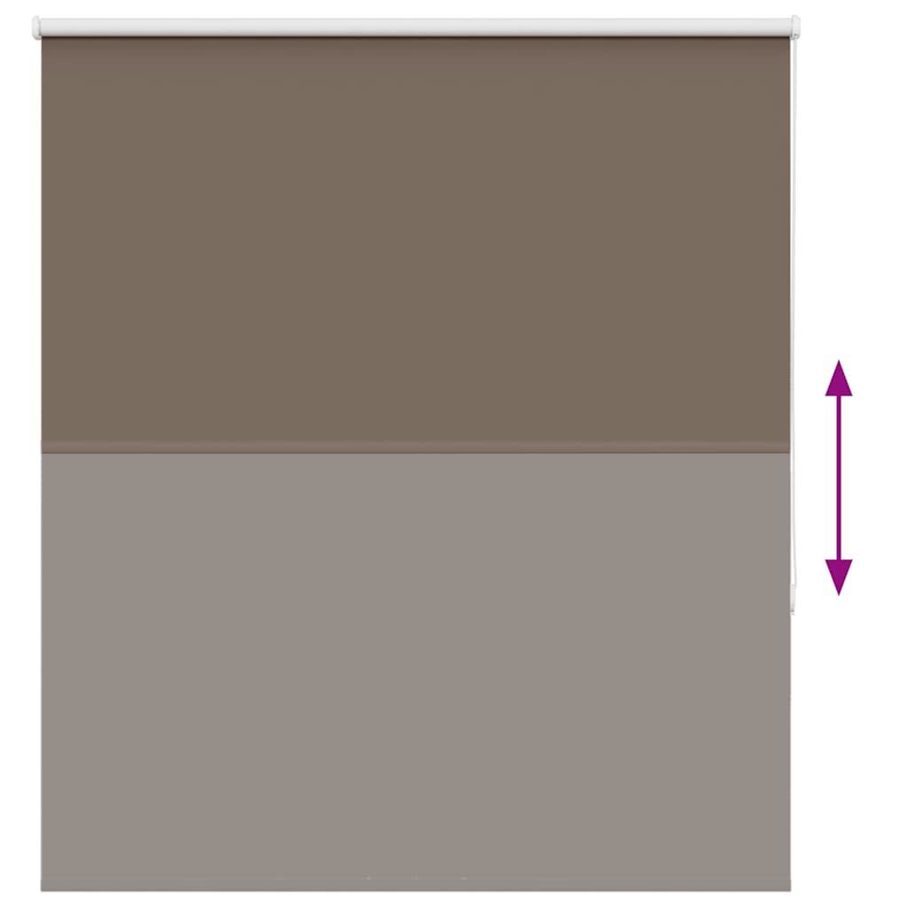 vidaXL Ρολέρ Μπλακάουτ Coffee 130x130 εκ. Πλάτος υφάσματος 126,6 εκ.