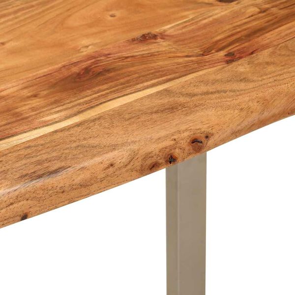 vidaXL Τραπεζαρία 110 x 50 x 76 εκ. από Μασίφ Ξύλο Ακακίας
