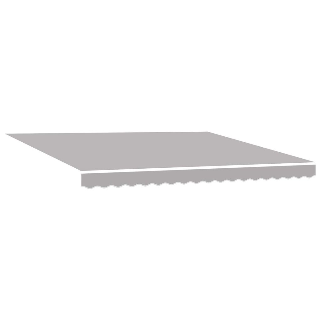 vidaXL Ανασυρόμενη Τέντα Ανοιχτό Γκρι 400x300 cm