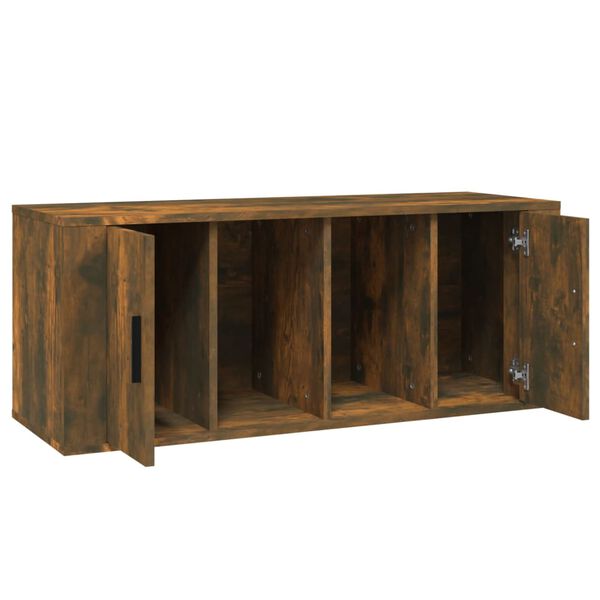 vidaXL Έπιπλο Τηλεόρασης Καπνιστή Δρυς 100x35x40 εκ. Επεξ. Ξύλο