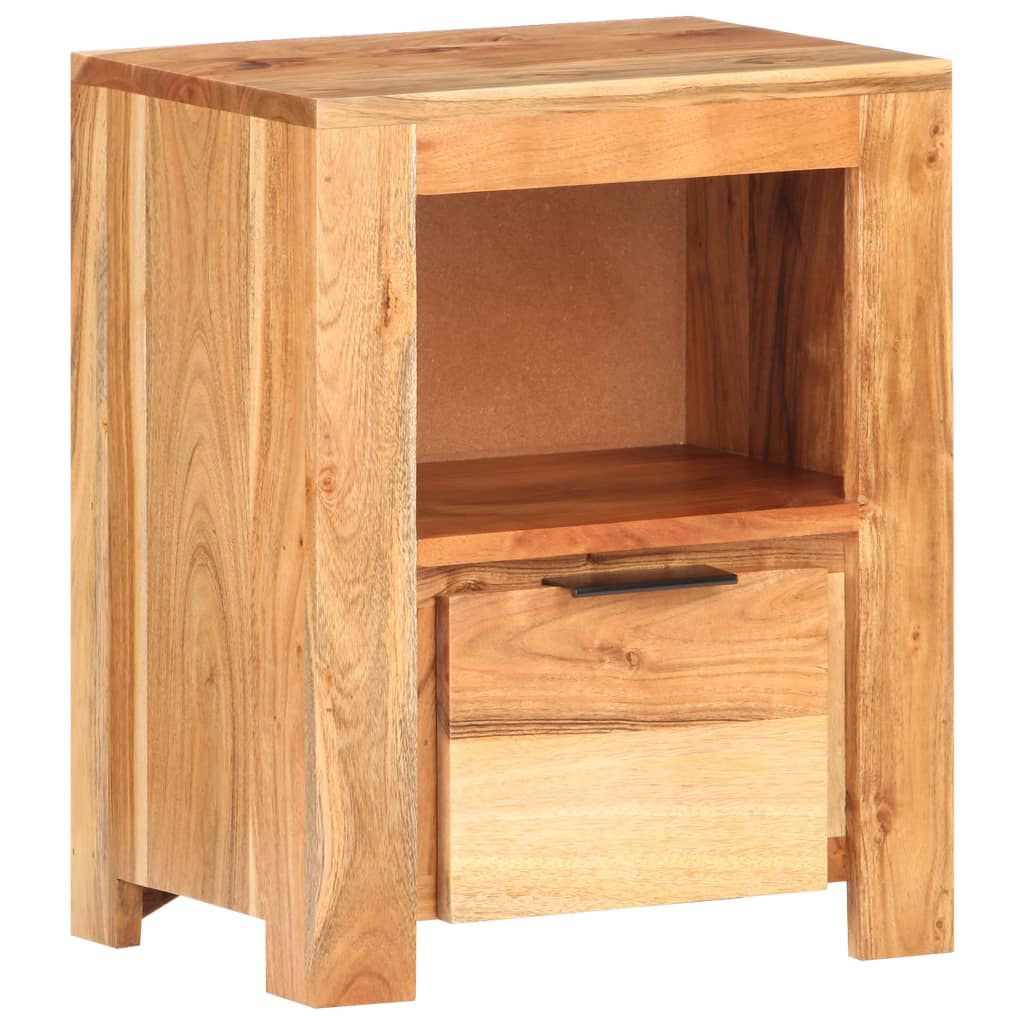 vidaXL Κομοδίνο 40 x 30 x 50 εκ. από Μασίφ Ξύλο Ακακίας