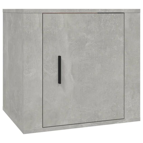vidaXL Κομοδίνα Γκρι Σκυροδέματος 50x39x47 εκ.