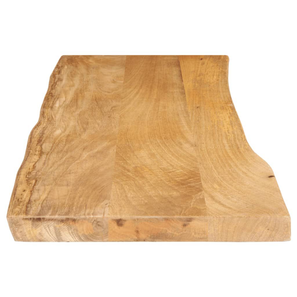 vidaXL Επιφάνεια Τραπεζιού 120x40x2,5 εκ. Live Edge Μασίφ Ξύλο Μάνγκο