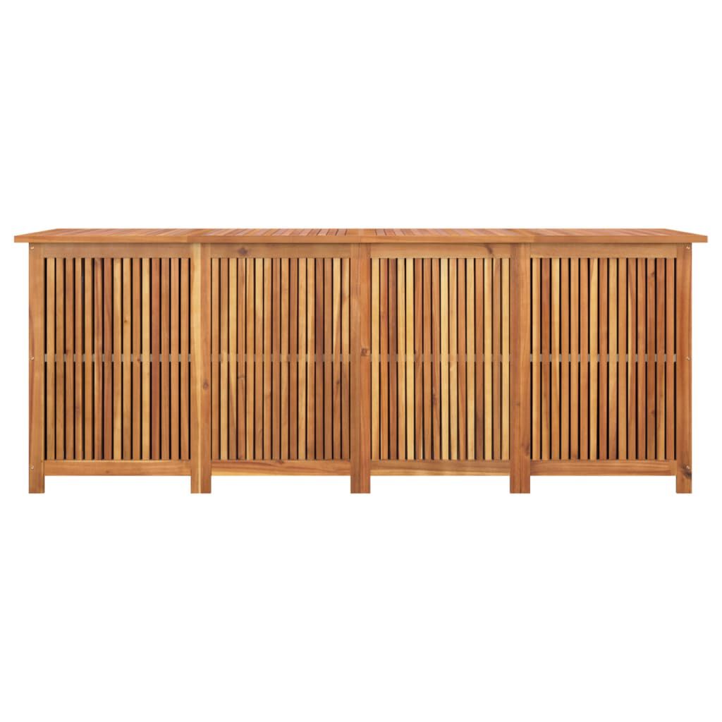 vidaXL Μπαούλο Αποθήκευσης Κήπου 200x80x75 εκ. από Μασίφ Ξύλο Ακακίας