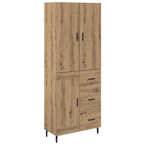 vidaXL Highboard &mu;&epsilon; &sigma;&upsilon;&rho;&tau;ά&rho;&iota; 2 pcs Artisan Oak &Sigma;ύ&nu;&theta;&epsilon;&tau;&omicron; &Xi;ύ&lambda;&omicron; &kappa;&alpha;&iota; &Gamma;&upsilon;&alpha;&lambda;ί