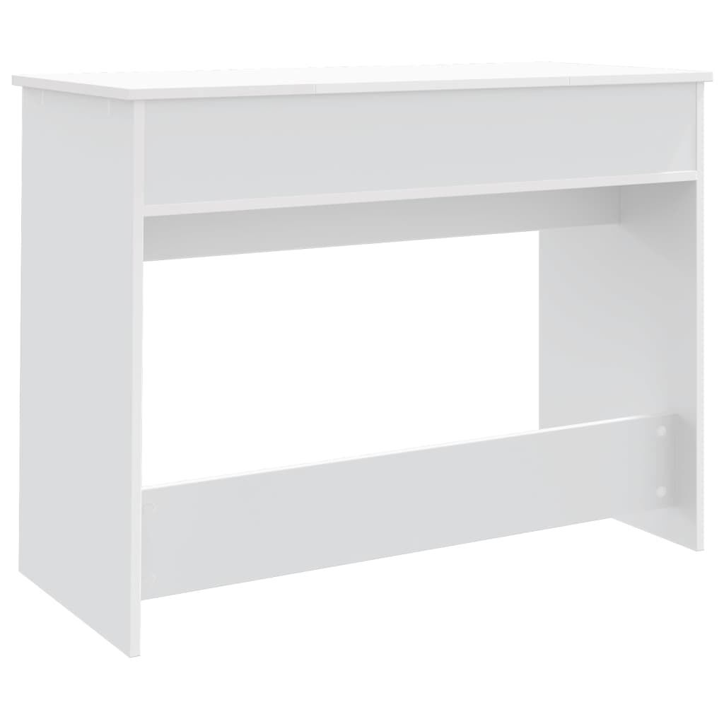 vidaXL Μπουντουάρ με Καθρέφτη Λευκό 100x45x76 εκ.