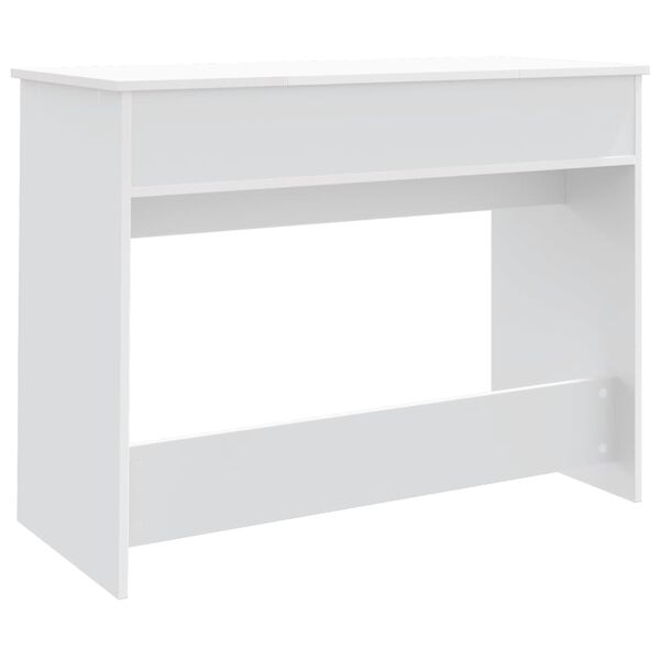 vidaXL Μπουντουάρ με Καθρέφτη Λευκό 100x45x76 εκ.