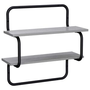 vidaXL &Rho;ά&phi;&iota; &tau;&omicron;ί&chi;&omicron;&upsilon; 2 &epsilon;&pi;&iota;&pi;έ&delta;&omega;&nu; &Gamma;&kappa;&rho;&iota; Sonoma 80 x 24,5 x 61 &epsilon;&kappa;