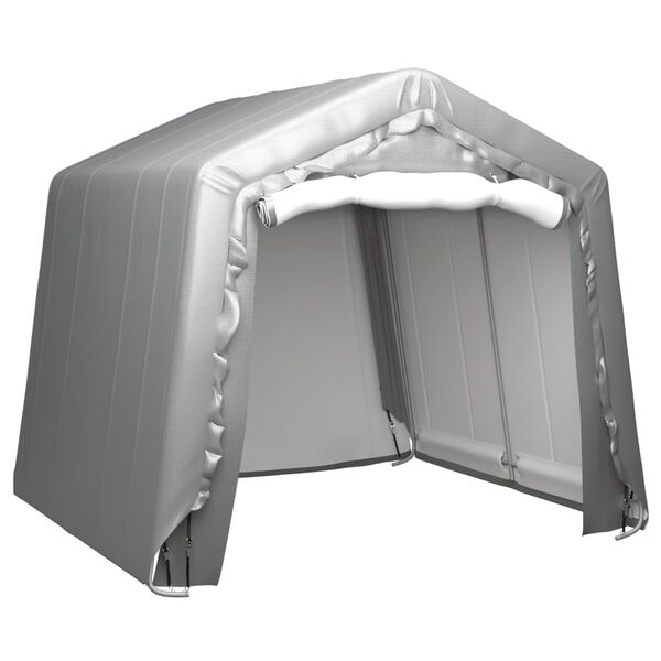 vidaXL Τέντα Αποθήκευσης Γκρι 240 x 240 εκ. από Ατσάλι