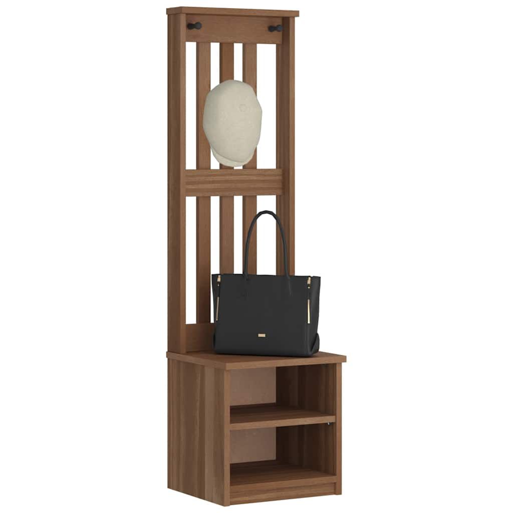 vidaXL Δέντρο χωλ "SANDENS" 45x40x159,5 εκ.Πεύκο μασίφ ξύλο