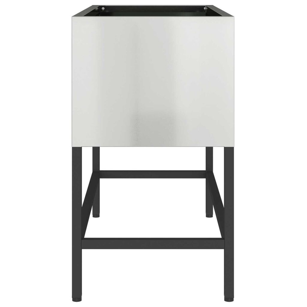 vidaXL Υψωμένος Κήπος 60x26x45 εκ Γαλβανισμένο Ατσάλι